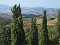 The view from Pienza