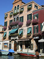 colorful Murano buildings