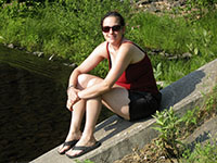 Lynn at the reservoir
